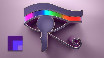 Eye Of Horus - Photoshop 3D Ray Tracing Tutorial