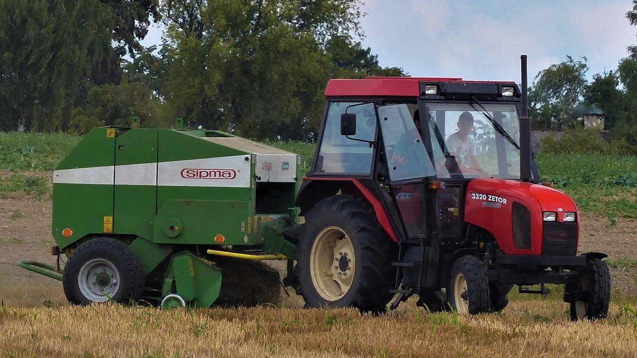 Prasowanie słomy 2018 ☆Zetor 3320 & Sipma