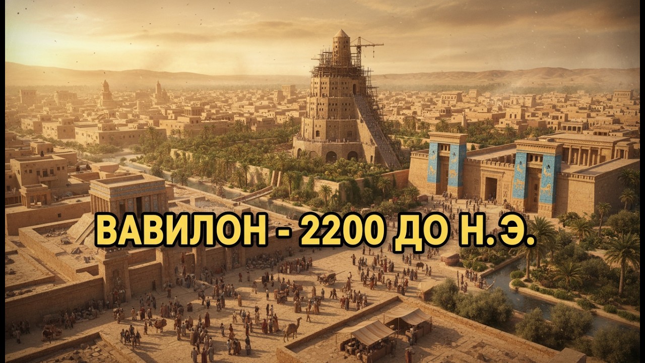 Такой была жизнь в Вавилоне | Около 2200 года до н э | Город где Бог смешал языки | С ИИ