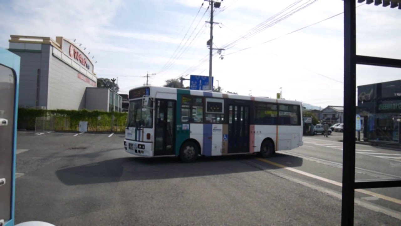 【前面展望】杷木発着所～長渓～日田ターミナル【日田バス・杷木線_日本縦断中！】