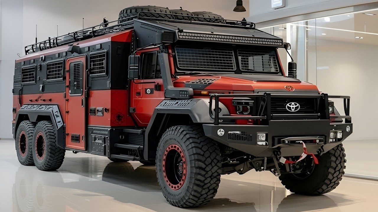 Toyota EMBERHORN 6×6 2026 года — самый экстремальный автодом для приключений в Америке!