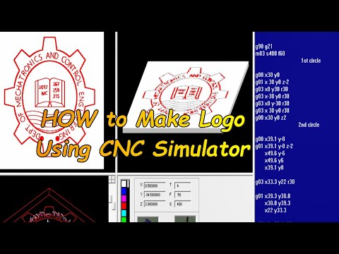 How to make Logo using CNC simulator