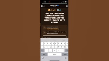 CHEAPER THAN YOUR COFFEE: HOW CRYPTO TRANSFERS SAVE YOU MONEY! | PART 2 OF 7 l MEMEFI New Video Code