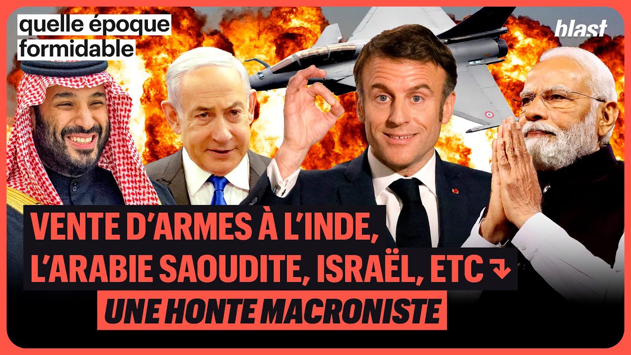⁣VENTE D’ARMES À L’INDE, L’ARABIE SAOUDITE, ISRAËL, ETC. : UNE HONTE MACRONISTE