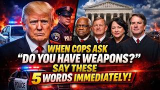 Lawyer: When Cops Ask "Do You Have Weapons?" — Say These 5 Words Immediately!