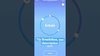 1 Min breathing exercise to lower blood pressure
