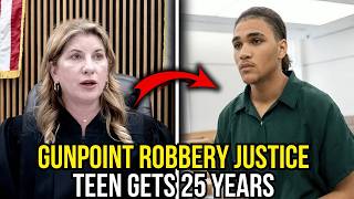 Teen Robs 14-Year-Old at Gunpoint — Judge West Delivers a Harsh 25-Year Prison Sentence