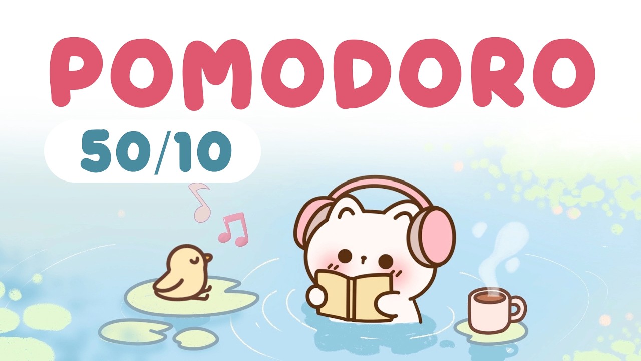 50/10 Pomodoro Timer 🍅 Cozy 2 Hour Study Session | Lofi Music - YouTube