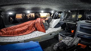 Solo Truck Camping On A Colorado Mountain