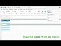 How to Add Rows in Excel #exceltricks #exceltips #addrows #insertrows