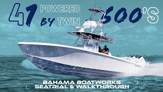 Can Twin 600's Push a 41' Bahama?
