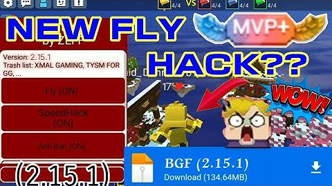 New fly mod menu in Blockman Go 2.15.1|Bedwars?? |