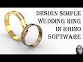 How to Design Simple Wedding Ring in Rhino Software