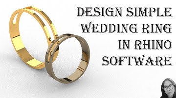 How to Design Simple Wedding Ring in Rhino Software