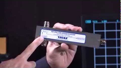 Return Loss Bridge-Setup Procedure