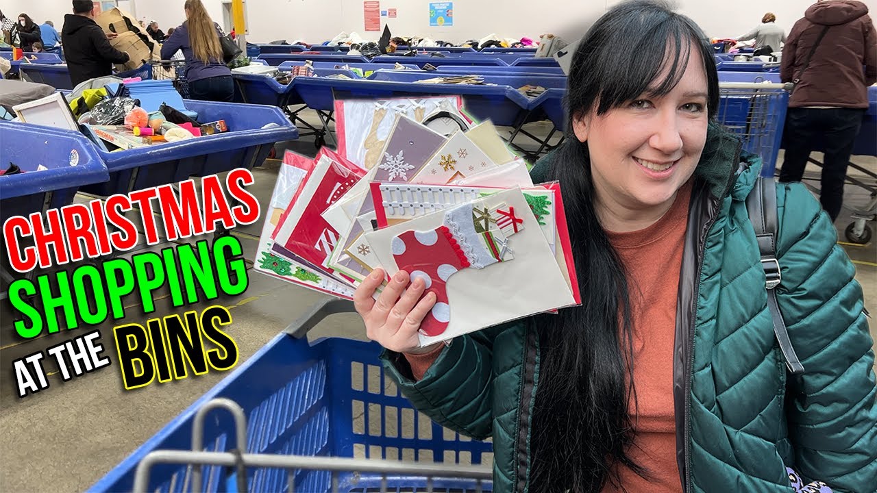  I FOUND MY CHRISTMAS PRESENTS AT A THRIFT STORE OUTLET!  [ GOODWILL OUTLET shopping ]