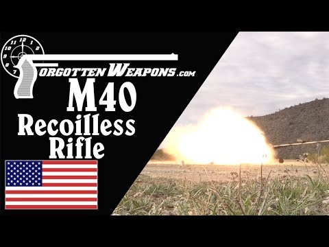 106mm M40 Recoilless Rifle, History and Firing