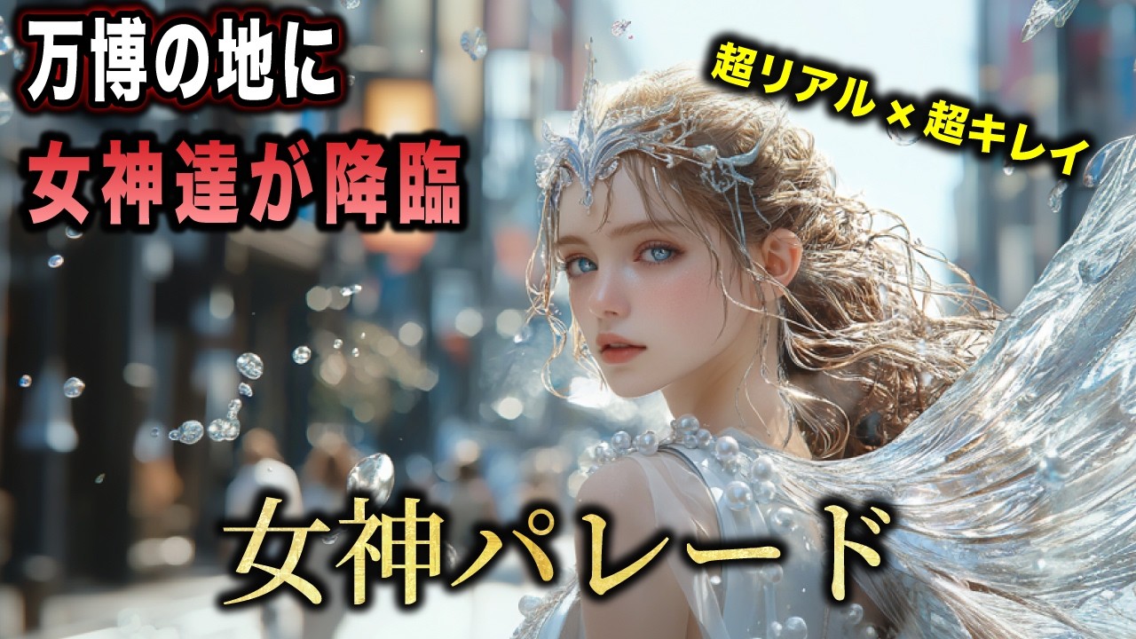 【超キレイ×超リアル】女神達が万博に合わせてサミットするようです