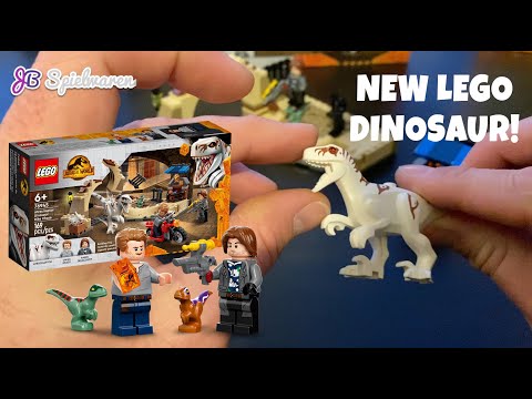 First global Review of LEGO Jurassic World Set 76945 Atrociraptor dinosaur bike chase