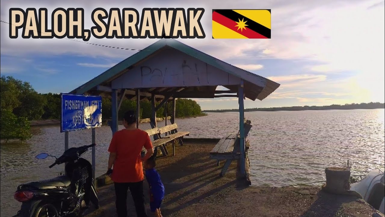 Suasana Petang Damai Wharf Kepulauan Paloh, Sarawak 2026 #pedalaman #borneo #nature 
