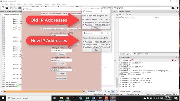 IP Pinging Python GUI Development using Tkinter