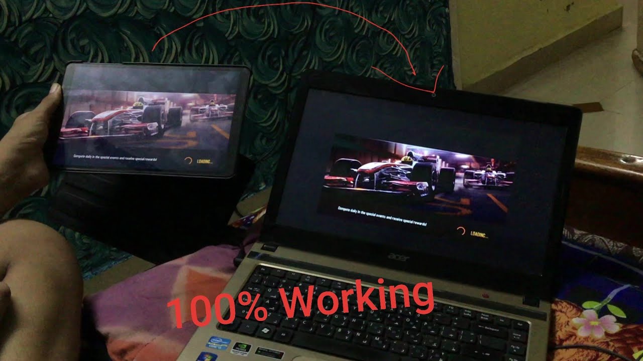 How to share your phone or tablet screen to your laptop!! YouTube