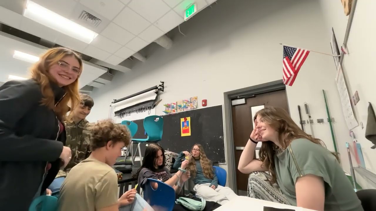 Last day all together in art class bye y’all 