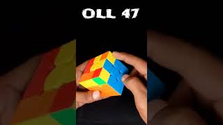 Rubik's Cube OLL 47 | Easy & Fast Algorithm #shorts
