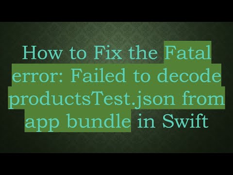 How to Fix