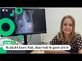 De rug van Veerle groeit scheef en dat werd ontdekt bij een controle op school