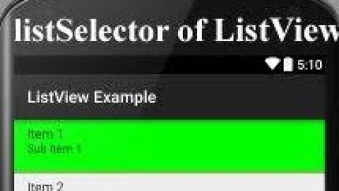 Android list view tutorial in Tamil | Class 20