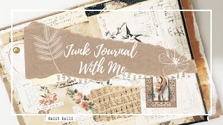 Junk Journal with Me | Ep 34 | Paper Bag Junk Journal | Journaling Process Video
