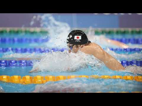 【五輪連続写真】競泳男子200m個人メドレー　萩野公介と瀬戸大也