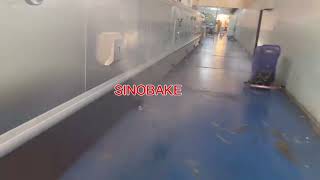 SINOBAKE automatic soft biscuits production line is finished installation and commissioning