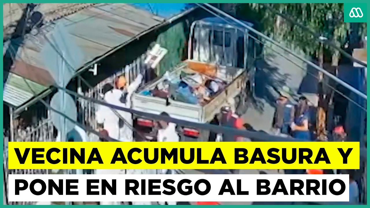 Vecina de Pedro Aguirre Cerda pone en peligro a su barrio: acumula basura y hay riesgo de incendio
