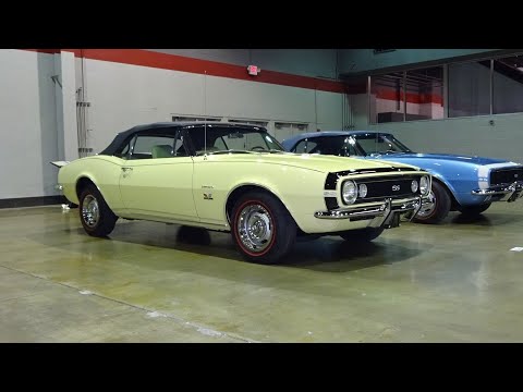 1967-chevrolet-camaro-ss-convertible-in-yellow-&-396-engine-sound-on-my-car-story-with-lou-costabile