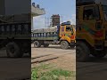 dangerous Overload truck #automobile #railtrack #shorts #trending