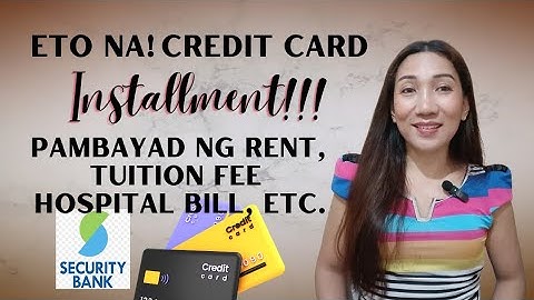 Thumbnail of INSTALLMENT FROM SECURITY BANK | C R I S E L L E