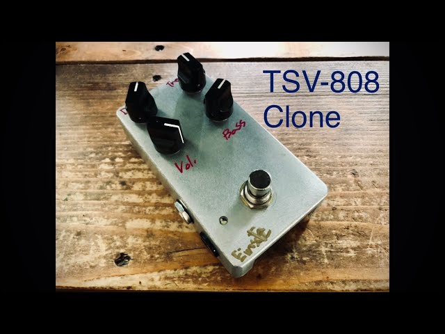 Ibanez tsv808 clone - YouTube
