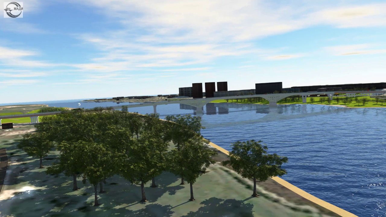 Bridge Information Model (BrIM), Мостовой переход через реку Волга в г. Дубна