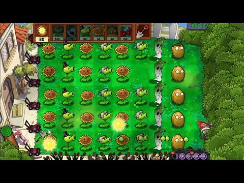 Plants vs. Zombies - Gameplay Walkthrough Part 1 - World 1 (HD) 