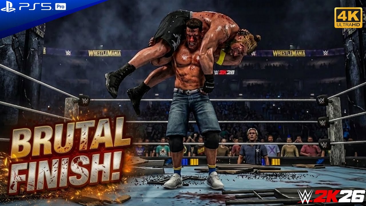 Unbelievable Comeback !😱 | John Cena vs Brock Lesnar | Iron Man Match 💪| WWE 2K26  