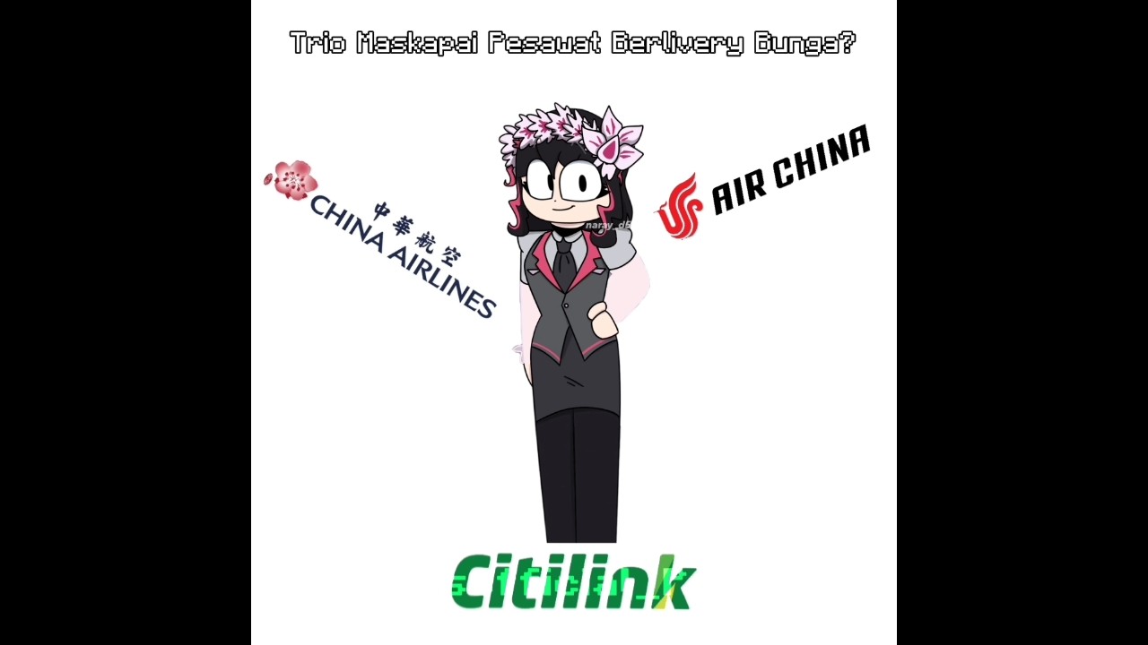 Trio Maskapai Pesawat Berlivery Bunga? | #kecoahama #nyamukhama #akubenci2025