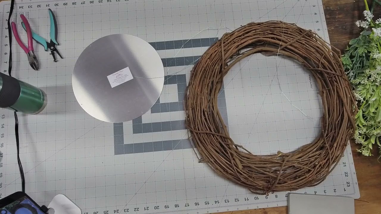 How to Make a Honey Spring Floral Grapevine Wreath Tutorial