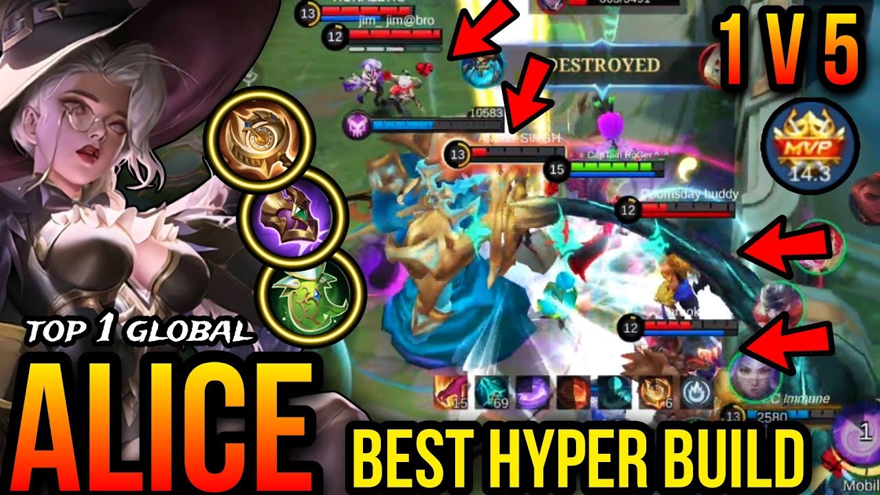 Alice's Top Secret Jungle Build for MAXIMUM Kills in MLBB 2024! - YouTube