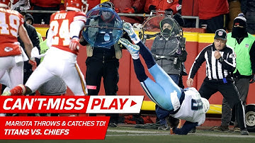 Marcus Mariota Throws a TD to HIMSELF on this Crazy Play! 🦄 | Can