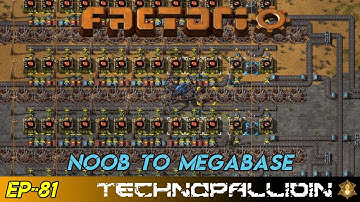 EP-81: Mega Base Science Part 4! - Factorio, Noob to Megabase Klendathu