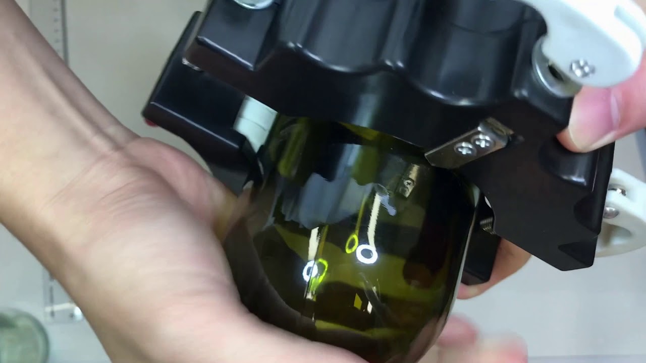 Genround Glass Bottle Cutter - How to cut glass/wine/beer bottles - YouTube