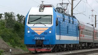 ЭП1М-491 с поездом №460 Тамбов - Адлер
