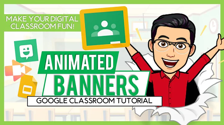 HOW TO ANIMATE GOOGLE CLASSROOM BANNER | Bitmoji, Google Slide & Screencastify | Techy Teacher Tips